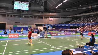 Badminton MS SemiFin 田児賢一 vs Huan Gao 1G2 Yonex Open Japan 2013921 [upl. by Kathy]