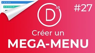 Divi 27 Créer un MEGA MENU  modifier le nombre de COLONNES [upl. by Rubliw]