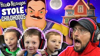 Hello Neighbor Stole Childhoods Forgotten Memories FGTeeV GameplaySkit [upl. by Lovash273]