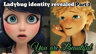 Ladybug Identity Revealed Part 2  MIRACULOUS Stories  Adrienette Story series [upl. by Ludlow]