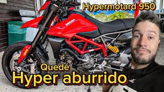 Ducati Hypermotard 950 revisión a fondo y prueba de manejo a fuego 🔥 [upl. by Adnaloj]