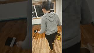 How To Stain Timber Floors timber floor [upl. by Eelrebmyk45]