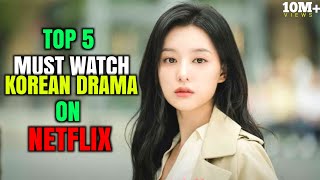 Top 5 Most Popular Kdramas on NETFLIX 🔥  Korean Drama Hindi Dubbed [upl. by Terrej]