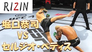 堀口恭司 VS セルジオ・ペティス RIZIN [upl. by Tekla]