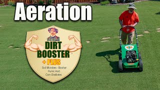 Spring Lawn Aeration and Organic Fertilizer [upl. by Graniela270]