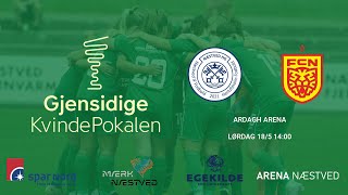 Gjensidige Kvindepokalen SEMIFINALE  Næstved HG v FC Nordsjælland [upl. by Elohc]