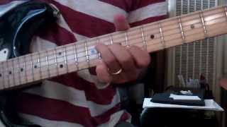 How to play Lookin out my back door Solo on guitar  Creedence Clearwater Revival [upl. by Ahsiuqet431]