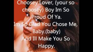 Aaliyah  Choosey lover Lyrics [upl. by Aihsenor194]