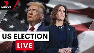 LIVE US ELECTION 2024 Donald Trump vs Kamala Harris  7NEWS [upl. by Timus]