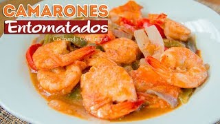 COMO HACER CAMARONES ENTOMATADOS [upl. by Endo]