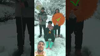 Its Snowing Who Got Hit By A Snowball Funnyfamily funnyPartygames [upl. by Goldwin232]