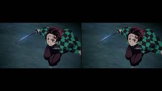 SVP 60 FPS  Left  VS Original  Right  Anime [upl. by Eillehs]