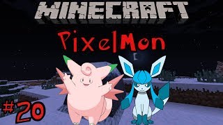 Minecraft Pixelmon Shiny Clefable amp Glaceon Finally Ep20 [upl. by Ssecnirp]