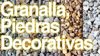 como hacer un jardin con piedras decorativas [upl. by Annahvas]