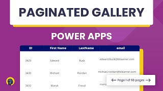 Paginated Galleries in Power Apps [upl. by Winou636]