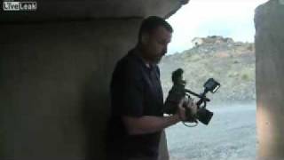 ROCKET ATTACK in Afghanistan in HD [upl. by Lipson]