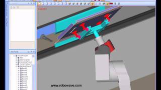 RoboWave bending General simulation of bending process programmed by Robot offline programming [upl. by Ninahs287]