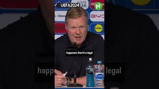 Koeman FUMING with VAR call to deny Dutch goal😤 [upl. by Hayarahs]