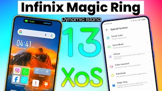 Infinix Xos 13 Magic Ring Update or Dynamic Island in Infinix Mobiles  Like infinix Note 30 Pro [upl. by Marleah317]