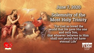 June 7 Holy Trinity Sunday Healing Mass Today via OnlineVideo Conferencing  Fr Mario Sobrejuanite [upl. by Dnalyag]