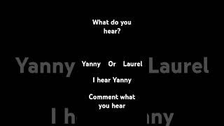 yanny or laurel [upl. by Jet]