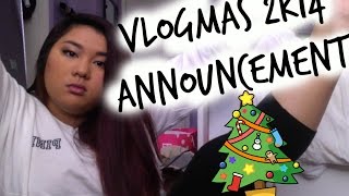 SUPER GREAT VLOGMAS ANNOUNCEMENT YEAH [upl. by Pru]