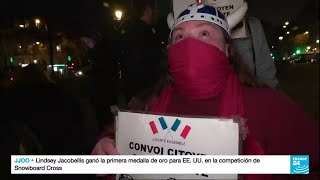 Las protestas contra las medidas sanitarias en Canadá inspiran la movilización en Francia [upl. by Temp711]