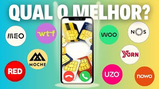 O Melhor Tarifário de Telemóvel em Portugal 2024  NOS vs MEO vs MOCHE vs YORN vs WTF vs NOWO vs WOO [upl. by Feinstein]