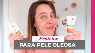 Testei 2 protetores para pele OLEOSA [upl. by Hoover]