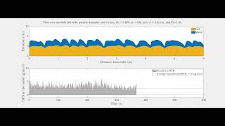 Simulation of antidunes formation [upl. by Ttehc282]