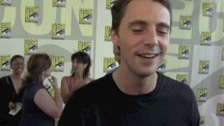 Matthew Goode Interview  Watchmen at San Diego Comic Con [upl. by Quartana922]