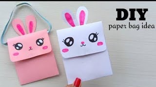 DIY Paper Bag Tutorial  How to Make a Paper Bag from Scratch [upl. by Bonney667]