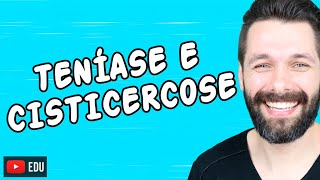 TENÍASE SOLITÁRIA E CISTICERCOSE  Parasitologia  Biologia com Samuel Cunha [upl. by Fromma620]