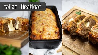 Italian Meatloaf Recipe  STUFFED with cheese [upl. by Blane]