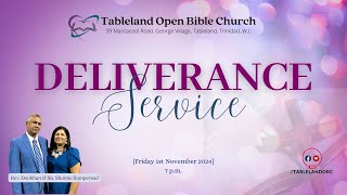 Deliverance Service 1 November 2024 [upl. by Sueaddaht]