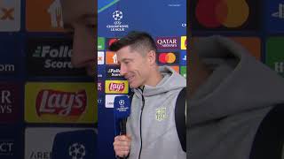 ROBERT LEWANDOWSKI MÓWI W CZTERECH JĘZYKACH SHORT [upl. by Anneh]