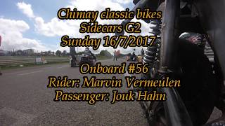 Chimay classic bikes 1672017 sidecars G2 onboard 56 [upl. by Bret]