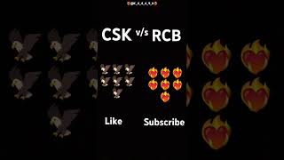 RCB vs CSK ❤️‍🔥❤️‍🔥❤️‍🔥🦅🦅🦅😭1K subscriber please 🥺🥺🥺😭 [upl. by Fagin708]