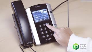 Polycom How to Transfer a Call [upl. by Proulx775]