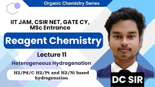 Reagent Chemistry lec 11  Heterogeneous hydrogenation  PdC based hydrogenation [upl. by Manuel]