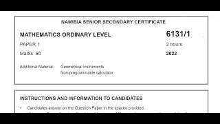 Paper 1 October 2022 Grade 11 [upl. by Cato]