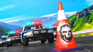 Annoying Cops with Prop Car in GTA 5 RP [upl. by Nallak]