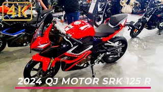 Best Motorcycle QJ Motor SRK 125 R for 2024  Detail 4k  Walkaround [upl. by Orten]