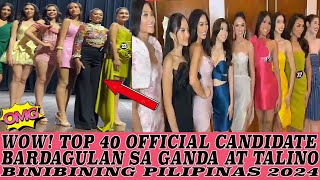 BINIBINING PILIPINAS 2024 TOP 40 FINAL CANDIDATES [upl. by Ahsiekahs]