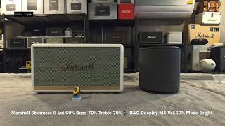 Marshall Stanmore 2 vs BampO Beoplay M5 [upl. by Margarette462]