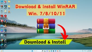 How To Download And Install WinRAR On Window 10 or 11 Latest Version 2023 In Hindi [upl. by Yelrebma326]