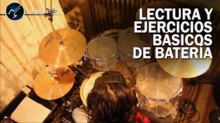 Lectura Y Ejercicios Basicos para Bateria  Clases de Bateria Principiantes [upl. by Alil359]