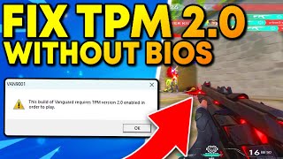 How to Fix Valorant TPM 20 Windows 11 Without BIOS 2024 [upl. by Ergener]