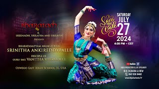 Bharatanatyam Arangetram of Srinitha Ankireddypalle [upl. by Xanthe968]