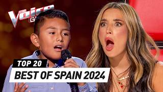 The BEST and CUTEST Blind Auditions of The Voice Kids SPAIN 2024 [upl. by Aiden439]